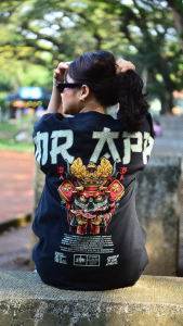 SMR APPAREL - Baju Kaos Oversize Samurai Ronin Cotton Combed 24s Pria & Wanita