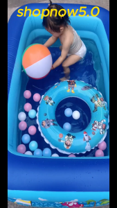Bể bơi phao tiện lợi cho bé Kích Thước 1.2 m Hai tầng Chống Trượt An Toàn Cho Bé.