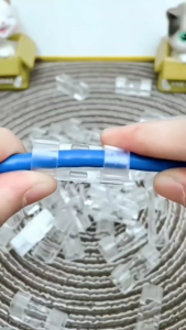 KLIP KABEL PENGAMAN KABEL ORGANIZER PENGIKAT KABEL 1 PACK ISI 20PCS