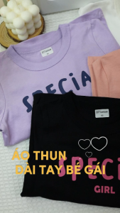 Áo thun dài tay bé gái 27Kids áo thu đông nữ 100% Cotton cho trẻ từ 2-10 tuổi GLTS2