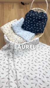 Kain Rollan Rayon Silk Laurel 1 Rol ± 100 Yard