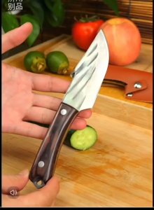 Pisau Tulang Pisau Survival + Sarung Pisau Dapur Daging Super Tajam Serbaguna