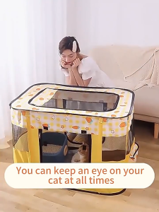 Pet Tent khemah kucing Cat House Delivery Room Puppy Kitten House Sweet Cat Bed Comfortable Folding