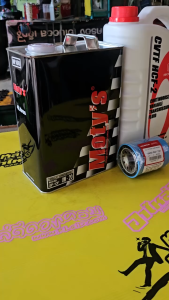 ชุดเปลี่ยนถ่าย HONDA CVT ตัวใหม่ / MOTYs M100 เบอร์ 0W-20 (4L) / น้ำมันเกียร์ HONDA CVT HCF-2 (3.5L) แท้ศูนย์ / กรองเครื่อง HONDA แท้ศูนย์