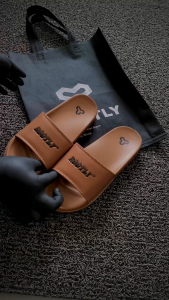 Rootly - Sandal Wanita Pria Selop Full Mocca Debos