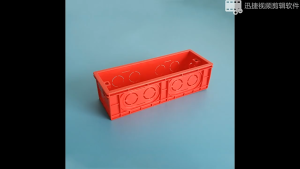 Type 118 White and Red Internal Box For Standard Switch Socket Mounting Box II FIX-IT CORNER PH