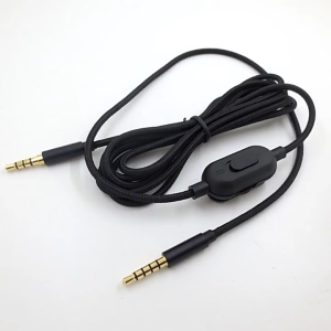 Replacement 3.5mm Cable for Logitech G433/G233/G Pro Earphone Cord with Volume Control Upgrade Your Gaming Gear Reduce Loss