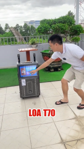 Loa Karaoke Gia Đình Model T70  Màn Hình Cảm Ứng Mượt 15 Inch Âm Bass 25cm Mạnh Mẽ Hát Hay Xem Phim Kết Nối Đa Năng Bảo Hành 12 Tháng