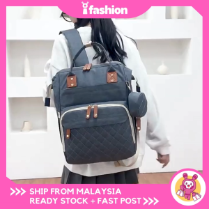 iFASHION 1481 Multipurpose Large Baby Diaper Backpack Baby Travel Mama Bag Beg Bayi Lampin Mummy Bayi Mommy
