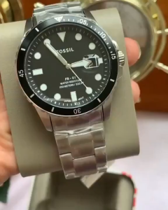 [Promo] Jam Tangan Pria FS FS5652 / FS 5652 Three-Hand Date Stainless Steel Original Garansi 2 Tahun [✔COD][100% Authentic]