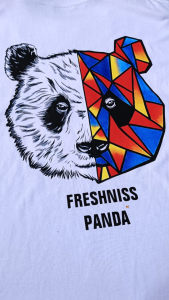 SMR APPAREL - Kaos Oversize Fresniss Panda Cotton Combed 24s Pria & Wanita Lembut