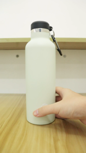 FJbottle - Botol Minum Tumbler Olahraga Stainless Steel Soft Color 750ML Dengan Carabiner