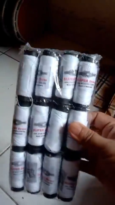 Klik-Beli PACK ISI 6 PCS Butterfly Benang Jahit Kain Baju Benang Besar Warna Putih / Hitam