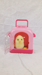 BYJ Pet Carrier Chick and Rabbit Pet Crate for Kids Pretend Play