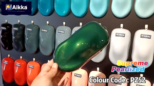 2K Paint AIKKA PZ52 British Racing Green  SUPREME PEARLIZED Color Car Motor Paint DIY Spray Cat Bancuh Kereta 车漆