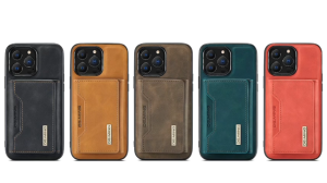 SENSE Card Slots Protective Phone Shell Cover with Magnetic Detachable Leather Wallet Case for iPhone 16 15 14 13 12 11 Pro Max