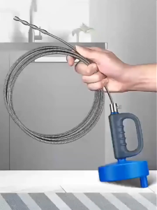 3M/5M/10M Steel Pipe Pipe Mud Cleaner Tool Flexible Screw Rod Drain Dredger Tool Sewer Pipe Drain Cleaner