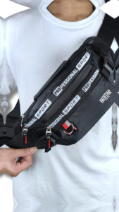 Tas Selempang Pria Akhtar Drak Premiun waterproof anti air  Qualityi Waistbag Fashion Sporty