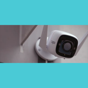 TP-Link Tapo TC65 3MP Camera Outdoor CCTV Camera connect cellphone Waterproof Security Wi-Fi IP Camera Wi-Fi connect Night Vision Motion Detection Ultra-High Definition Two-way Audio