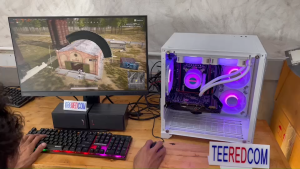 คอมครบชุด จอ24 cpu16คอร์32เทรด บอท ตัดต่อ เล่นเกมส์ INTEL xeon E5 2698 V3 2.3GHZ-Turbo 3.6Ghz 16C 32T RAM DDR4 16G-128GB "PRELOVED"