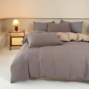 COZY CLEARANCE SALE--Soft Skin-friendly Cotton SLV Size Full Size Bedsheet Pillowcase Bedding Suit PREMIUM Quality 4 in 1
