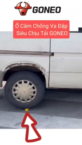 Ổ Cắm Điện GONEO 3 Cổng Đa Năng 4000W Chống Va Đập Và Chống Cháy - Lõi Đồng Cao Cấp - Bảo Hành 3 Năm