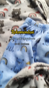 8 Pcs 4 Set Baju Bayi Baru Lahir Newborn Motif Komplit 0-3 Bulan