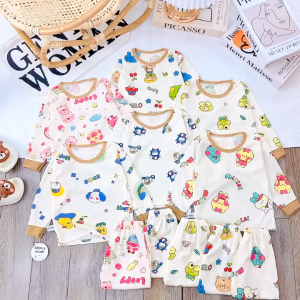 (MS225) Bộ dài tay tăm lạnh đáng yêu cho bé