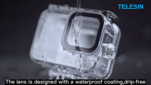 TELESIN 45 Meter Waterproof Case Housing Combo Set with Touchable Cover for GoPro Hero 9 10 11 12