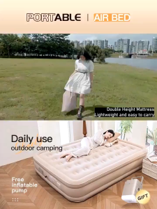 Kiumo Air Bed dreame mattress Double or Single Inflatable Bed Queen or King Family Size For Camping With Pum sofa bed for kids