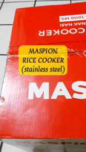 Maspion Rice Cooker / Magic Com 1.8 Liter 3 in 1 - MRJ1808MS - FREE ONGKIR Jabodetabek