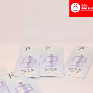 DATE 2027 Whoo trắng Gói Kem Dưỡng Trắng sáng cấp ẩm cho Da Whoo Radiant White Moisture Cream 1ml