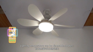 Ceiling Fan Light E27 Ceiling Fan With Light 6 Blades Small Ceiling Siling Cooling Fan Lamp Led Lighting 30w/40w Ceiling Fan With Light Ceiling Fan With Led Light 吊扇燈風扇