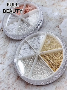 Mini Lima Kelopak Bunga Paku & Seni Ornamen Dekorasi Kuku Tiga Dimensi