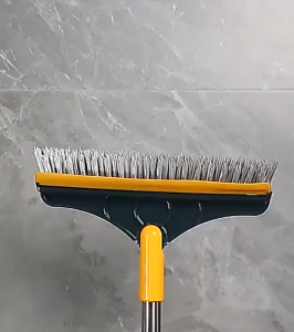 2in1 Rotatable V-Shape Floor Tile Cleaning Brush Mop For Indoor & Outdoor Use