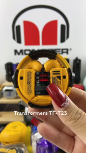 Transformers TF-T23 ชุดหูฟังบลูทูธกึ่งในหูไร้สายบลูทูธ 5.4 วิ่งเอฟเฟกต์เสียงไฮไฟโทรลดเสียงรบกวนการซิงโครไนซ์เสียงและภาพอายุการใช้งานแบตเตอรี่ยาวนานสุด บลูทูธ 5.4