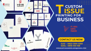 Custom Printing Napkin Tissue (Tissue Bergambar / Berlogo)