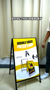ADS Advertising Double Sided Poster Banner Stand 60cm x 90cm l Menu board stand