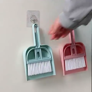 Pengki Mini Set Sapu Pengki Set Mini Dustpan Warna Random