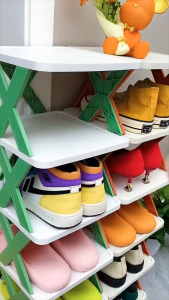 Rak Sepatu Susun Model X - Rak Serbaguna