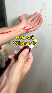 Máu Giả Dạng Xịt Tia 30/60ml Hóa Trang Halloween Máu Giả Cosplay