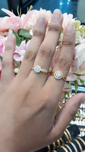 CINCIN EMAS MODEL ELEGAN SIMPLE MEWAH KADAR 8K (375) CINCIN FASHION KODE CWT 676 CWT 677