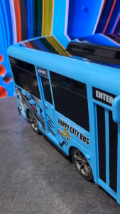 Mainan Mobil Remot Kontrol RC Bus Telolet Basuri Bersuara LED Batre Cas (Red)