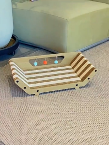 Cat Scratch Board: A Multi-functional Corrugated Paper Cat Toy & Durable Cat Bed