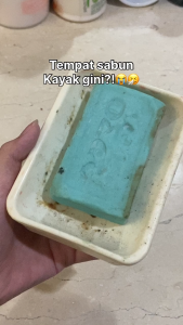 Kotak Sabun Hayylife - Kotak Sabun Kamar Mandi - Kotak Sabun Tiriskan Ganda Kotak Tempat Sabun HL-AGA944