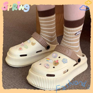 TKGril เทรนด์ใหม่ รองเท้าหัวโตแฟชั่นรัดส้นมามารถสวมใส่ใช้งานได้หลายโอกาสสีสีนน่ารักสดใสแถมตัวจิ๊บบิทให้ด้วยคุ้มสุดคือปังมากใครอยากมีซื้อโล๊ดด