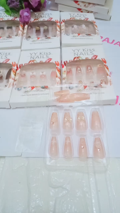 Kuku Palsu 12 pcs/set Fashion Fake Nail Tips Simple Nails Art
