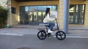 Xe đạp gấp Shibomei bánh 20inch có chắn bùn và ghế ngồi sau - xe đạp số siêu nhẹ tiện lợi