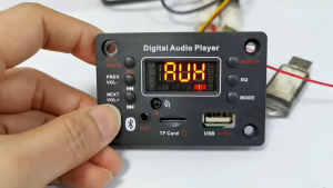 12V Bluetooth 5.0 MP3 Decoder Board & Hands-free Car Audio Kit