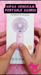 Kipas sanrio kuromi cinamorol Kipas Angin Genggam Mini Portable Usb/ Kipas Lipat PORTABLE / Mini Fan Portabel Stand